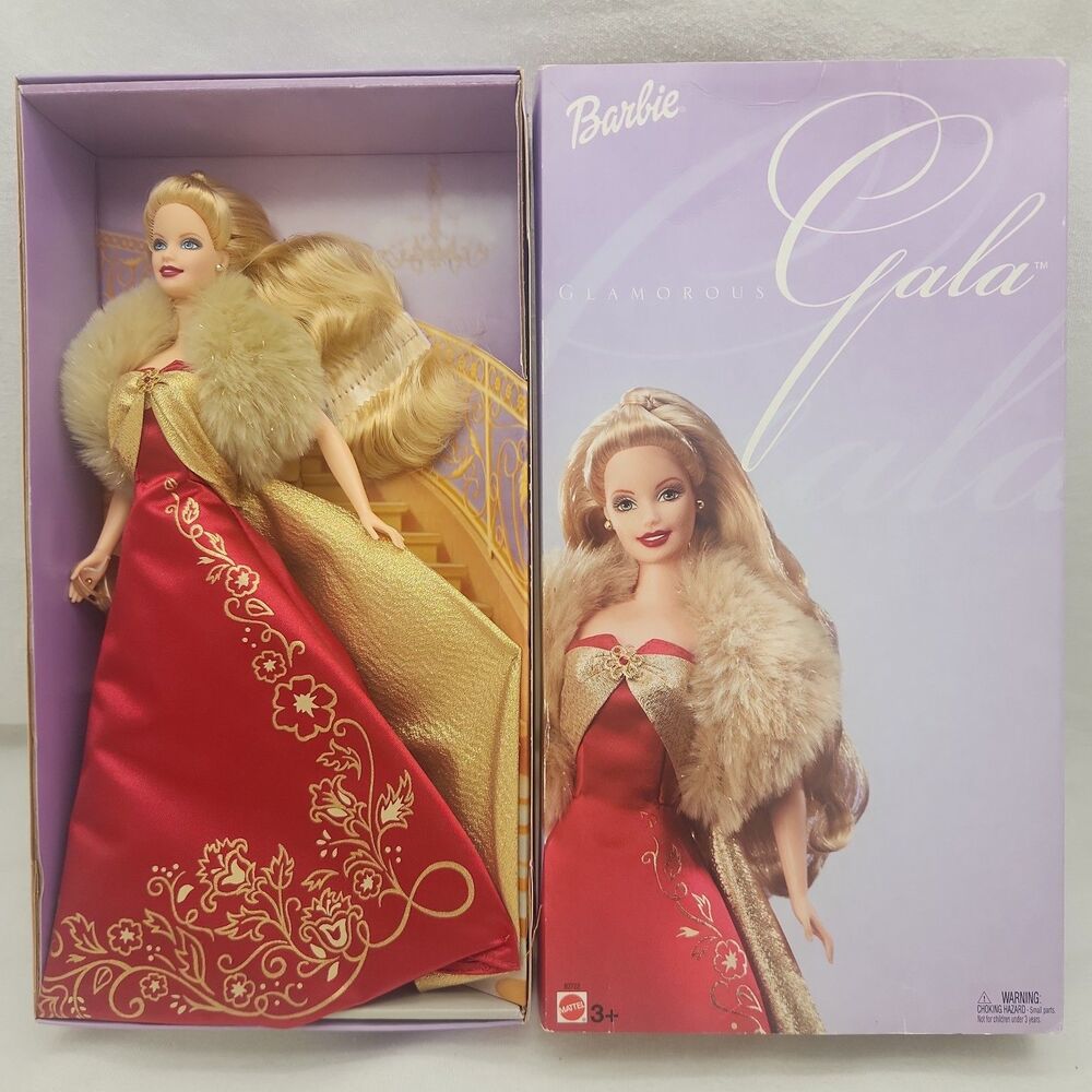 Doll Barbie Glamorous Gala Caucasian 2003 Mattel Cares In The Arts Edition NEW